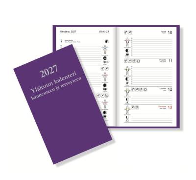 Yläkuun kalenteri kauneuteen ja terveyteen 2027